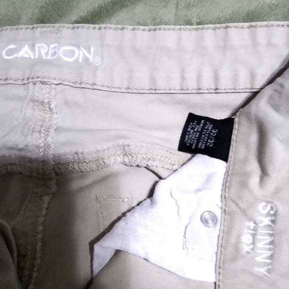 Skinny Flex Jeans Men's Casual Tan Sz 32/32 - Picture 3 of 3